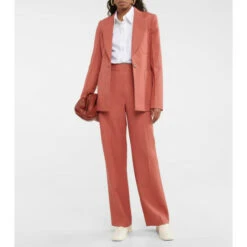 Victoria Beckham '90s High-rise Wool Straight Pants