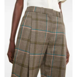 Victoria Beckham Checked Straight Leg Pants 7 Victoria Beckham Checked Straight Leg Pants -Victoria Beckham shop unnamed file 599