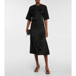 Victoria Beckham Lace-detailed Midi Dress