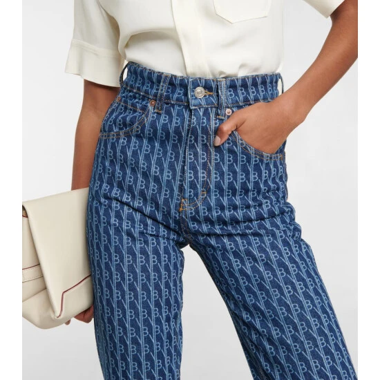Victoria Beckham Julia Monogram Mid-rise Jeans 3 Victoria Beckham Julia Monogram Mid-rise Jeans - Image 3
