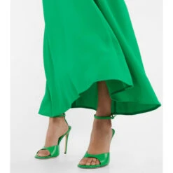 Victoria Beckham V-neck Crêpe Midi Dress -Victoria Beckham shop unnamed file 621