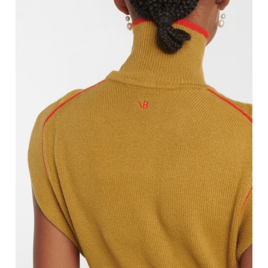 Victoria Beckham Cashmere-blend Turtleneck Sweater Vest 4 Victoria Beckham Cashmere-blend Turtleneck Sweater Vest - Image 4