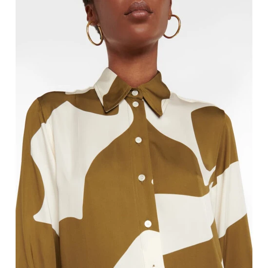Victoria Beckham Printed Crêpe Shirt 3 Victoria Beckham Printed Crêpe Shirt - Image 3