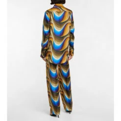 Alternative view of Victoria Beckham Printed Silk Shirt