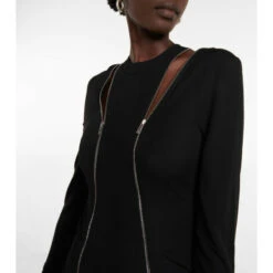 Alternative view of Victoria Beckham Zip-embellished Maxi Dress