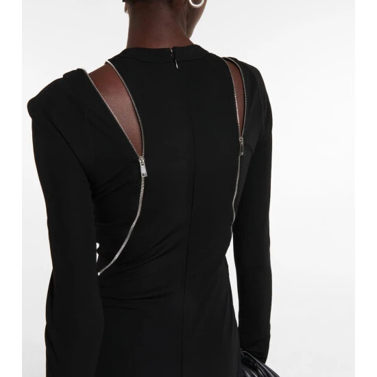 Victoria Beckham Zip-embellished Maxi Dress 4 Victoria Beckham Zip-embellished Maxi Dress - Image 4