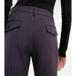 Victoria Beckham Striped High-rise Straight Pants 7 Victoria Beckham Striped High-rise Straight Pants -Victoria Beckham shop unnamed file 669