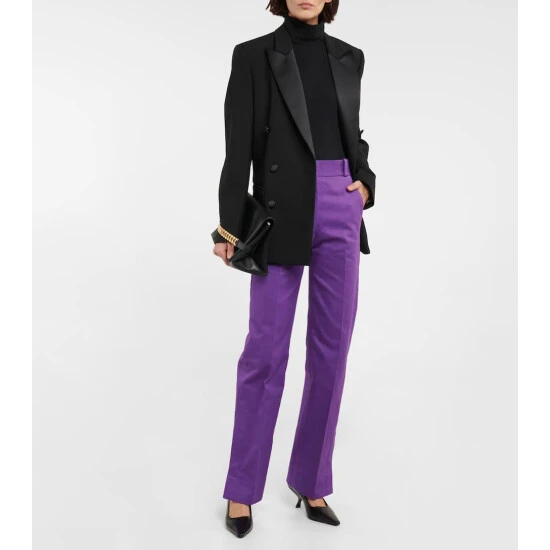 Victoria Beckham Carpenter Cotton Pants 1 Victoria Beckham Carpenter Cotton Pants
