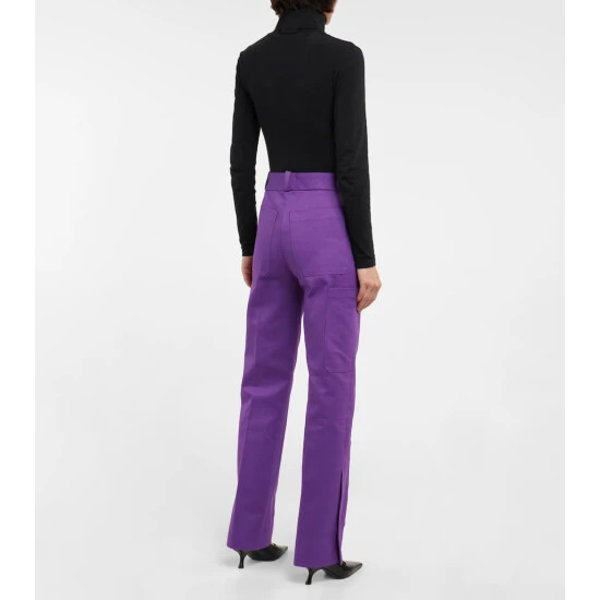 Victoria Beckham Carpenter Cotton Pants 2 Victoria Beckham Carpenter Cotton Pants - Image 2