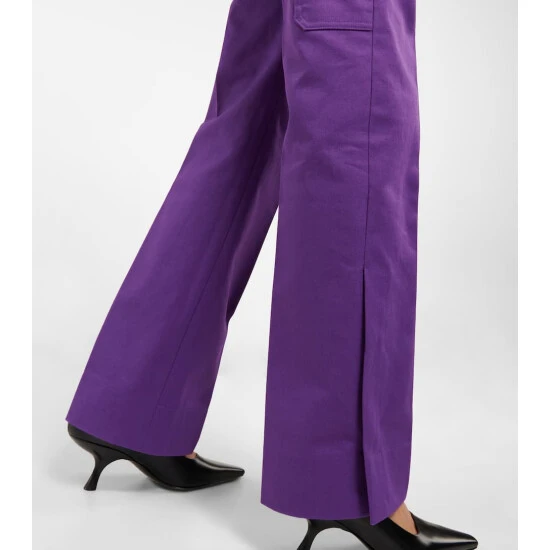 Victoria Beckham Carpenter Cotton Pants 4 Victoria Beckham Carpenter Cotton Pants - Image 4