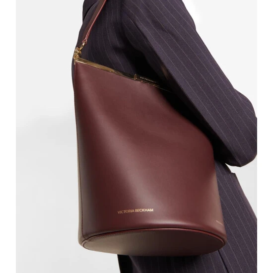 Victoria Beckham Frame Bucket Leather Shoulder Bag 1 Victoria Beckham Frame Bucket Leather Shoulder Bag