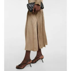 Victoria Beckham Printed Midi Dress -Victoria Beckham shop unnamed file 689