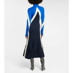 Alternative view of Victoria Beckham Turtleneck Midi Dress