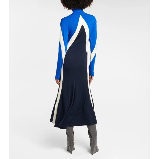 Victoria Beckham Turtleneck Midi Dress 2 Victoria Beckham Turtleneck Midi Dress - Image 2