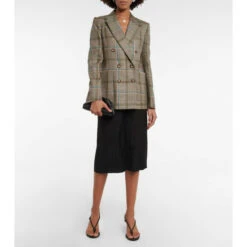 Victoria Beckham Double-breasted Virgin Wool Blazer