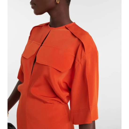 Victoria Beckham Short-sleeved Midi Dress 3 Victoria Beckham Short-sleeved Midi Dress - Image 3