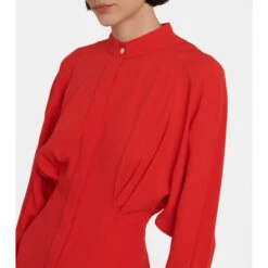 Victoria Beckham Crêpe Shirt Dress 9 Victoria Beckham Crêpe Shirt Dress -Victoria Beckham shop unnamed file 715
