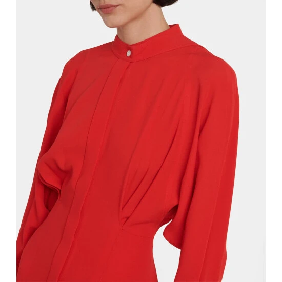 Victoria Beckham Crêpe Shirt Dress 5 Victoria Beckham Crêpe Shirt Dress - Image 5