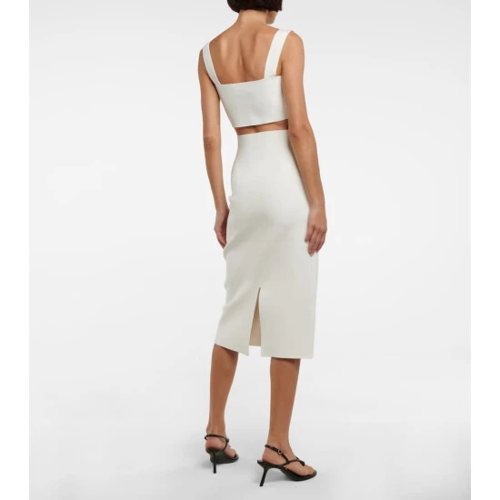 Victoria Beckham High-rise Midi Skirt - Image 2