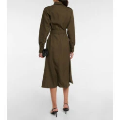 Alternative view of Victoria Beckham Virgin Wool Shirt Dress