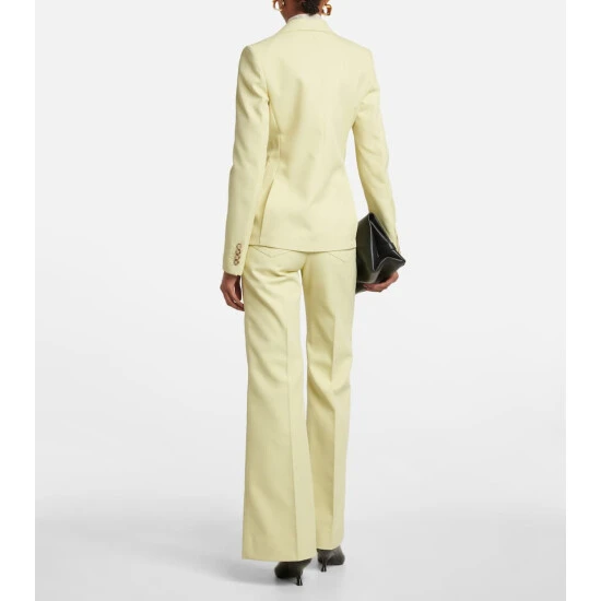 Victoria Beckham Single-breasted Gabardine Blazer 2 Victoria Beckham Single-breasted Gabardine Blazer - Image 2