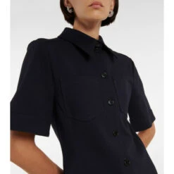 Victoria Beckham Shirt Minidress -Victoria Beckham shop unnamed file 761