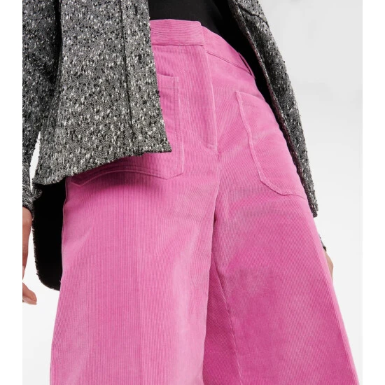 Victoria Beckham High-rise Wide Cotton Twill Pants 3 Victoria Beckham High-rise Wide Cotton Twill Pants - Image 3