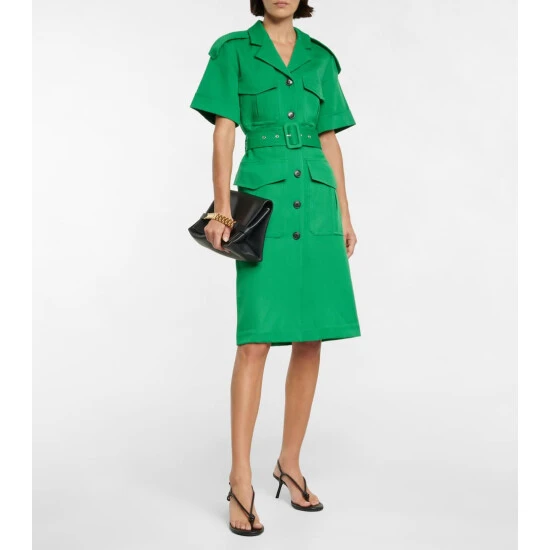 Victoria Beckham Utility Wool Shirt Dress 1 Victoria Beckham Utility Wool Shirt Dress