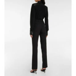 Alternative view of Victoria Beckham Mid-rise Straight Pants