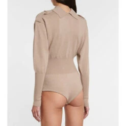 Victoria Beckham Wool-blend Bodysuit -Victoria Beckham shop unnamed file 806