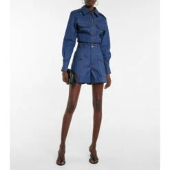 Victoria Beckham High-rise Denim Shorts