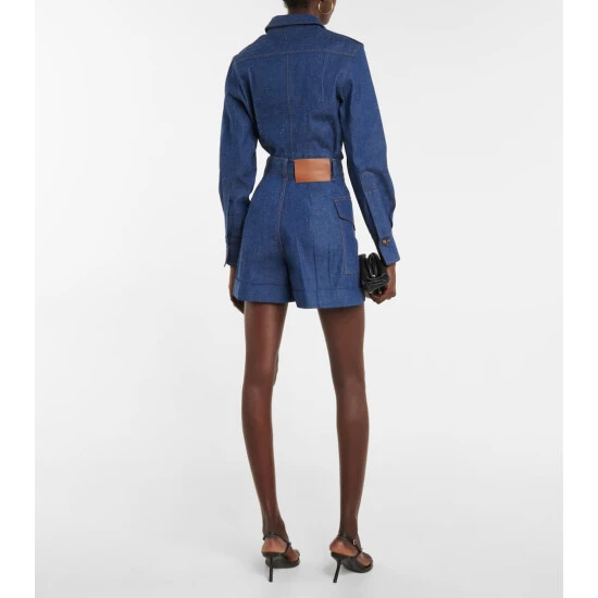 Victoria Beckham High-rise Denim Shorts 2 Victoria Beckham High-rise Denim Shorts - Image 2