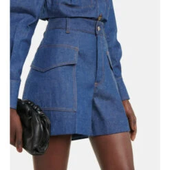 Victoria Beckham High-rise Denim Shorts 6 Victoria Beckham High-rise Denim Shorts -Victoria Beckham shop unnamed file 824