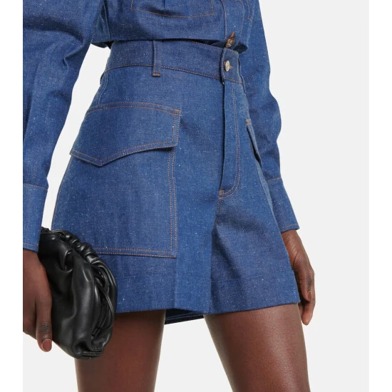 Victoria Beckham High-rise Denim Shorts 3 Victoria Beckham High-rise Denim Shorts - Image 3