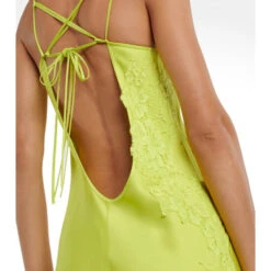Victoria Beckham Lace-trimmed Satin Slip Maxi Dress -Victoria Beckham shop unnamed file 832
