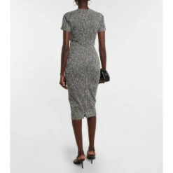Alternative view of Victoria Beckham Jacquard Midi Dress