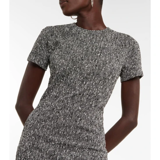 Victoria Beckham Jacquard Midi Dress 3 Victoria Beckham Jacquard Midi Dress - Image 3