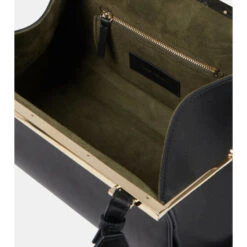 Alternative view of Victoria Beckham Frame Satchel Leather Shoulder Bag