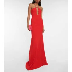 Victoria Beckham Halterneck Maxi Dress