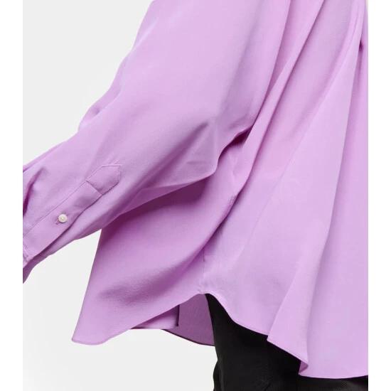 Victoria Beckham Self-tie Silk Blouse 4 Victoria Beckham Self-tie Silk Blouse - Image 4